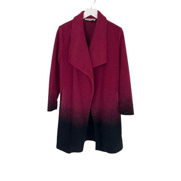 Steve Madden Ombre Brushed Fleece My Way Coat - Picture 4 of 5
